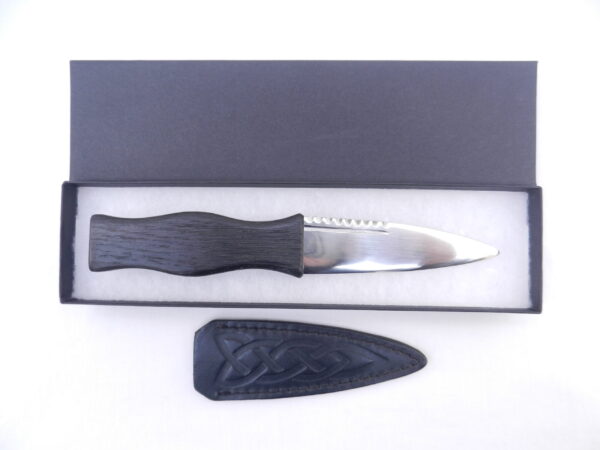 Scottish Bog Oak and Oak Sgian Dubh