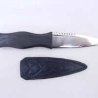 Scottish Bog Oak and Oak Sgian Dubh