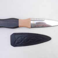 DSCN3124 African Ebony and Scottish Hawthorn Sgian Dubh - sharpened
