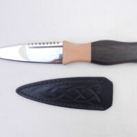 DSCN3125 African Ebony and Scottish Hawthorn Sgian Dubh - sharpened