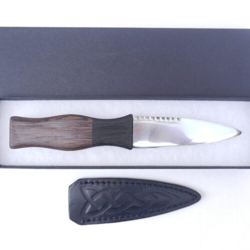 DSCN3260 Sgian Dubh in Wenge and Scottish Bog Oak, Scottish gift, wedding gift, groom gift, best man gift, mens gift