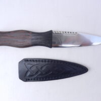 DSCN3261 Sgian Dubh in Wenge and Scottish Bog Oak, Scottish gift, wedding gift, groom gift, best man gift, mens gift