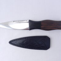 DSCN3262 Sgian Dubh in Wenge and Scottish Bog Oak, Scottish gift, wedding gift, groom gift, best man gift, mens gift