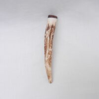 Scottish Stag Antler Kilt Pin: Surinese Snakewood, Highland Gift