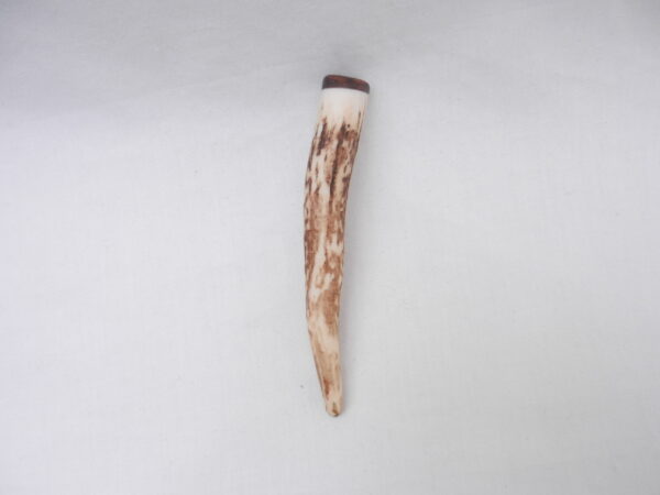 Scottish Stag Antler Kilt Pin: Surinese Snakewood, Highland Gift