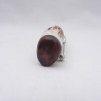 Scottish Stag Antler Kilt Pin: Surinese Snakewood, Highland Gift