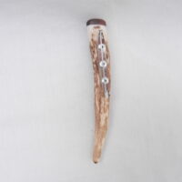 Scottish Stag Antler Kilt Pin: Surinese Snakewood, Highland Gift