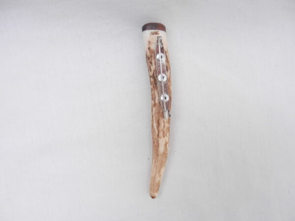Scottish Stag Antler Kilt Pin: Surinese Snakewood, Highland Gift