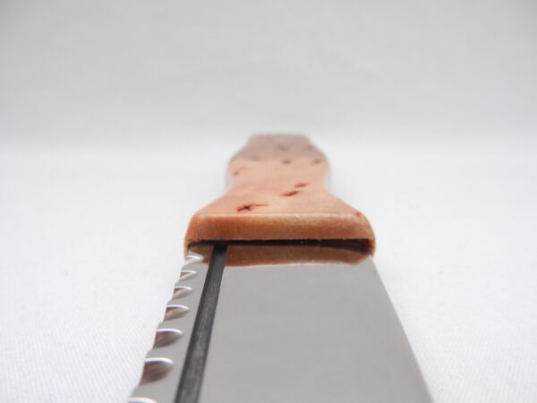 Burr Wych Elm Sgian Dubh with Sweet Chestnut, Scottish gift, Wedding gift