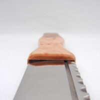 Burr Wych Elm Sgian Dubh with Sweet Chestnut, Scottish gift, Wedding gift