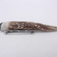 Scottish Red Deer Antler Kilt Pin with Surinese Snakewood