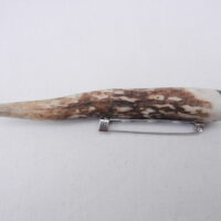 Scottish Red Deer Antler Kilt Pin with Surinese Snakewood