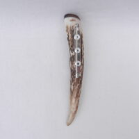 Scottish Red Deer Antler Kilt Pin with Surinese Snakewood