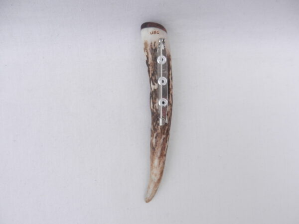 Scottish Red Deer Antler Kilt Pin with Surinese Snakewood