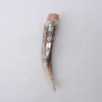 Red Deer Antler Kilt Pin: Scottish Burr Elm sapwood Gift