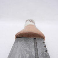 Natural Red Deer Antler and Walnut Damascus Sgian Dubh