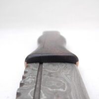 Macassar Ebony and African Blackwood Damascus Steel Sgian Dubh- sharpened, Scottish gift, Scottish, wedding gift, groom gift, mens gift