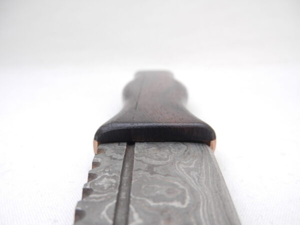 Macassar Ebony and African Blackwood Damascus Steel Sgian Dubh- sharpened, Scottish gift, Scottish, wedding gift, groom gift, mens gift