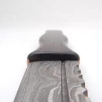 Macassar Ebony and African Blackwood Damascus Steel Sgian Dubh- sharpened, Scottish gift, Scottish, wedding gift, groom gift, mens gift