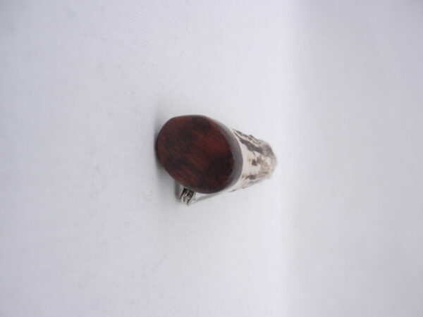 DSCN3984 Scottish Red Deer Antler Kilt Pin with Surinese Snakewood