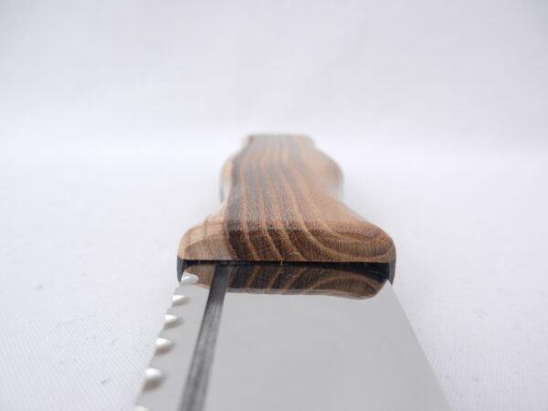 DSCN4000 Sgian Dubh in Scottish Laburnum with African Blackwood, Scottish knife, kilt knife