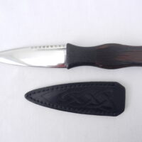 DSCN4004 Sgian Dubh in Wenge and Scottish Bog Oak, Scottish knife, kilt knife, Scottish gift, wedding gift, groom gift, best man gift, mens gift