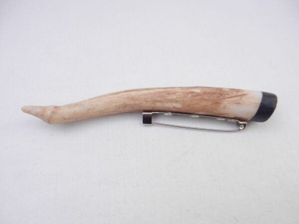 DSCN4071 Scottish Kilt Pin in Red Deer Antler and Bog Oak, Scottish gift, antler gift, wedding gift