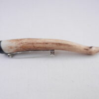 DSCN4072 Scottish Kilt Pin in Red Deer Antler and Bog Oak, Scottish gift, antler gift, wedding gift