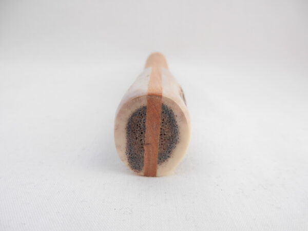 DSCN4078 Natural Red Deer Antler and Walnut Damascus Sgian Dubh, Scottish knife, kilt knife, Scottish gift