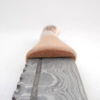 DSCN4079 Natural Red Deer Antler and Walnut Damascus Sgian Dubh, Scottish knife, kilt knife, Scottish gift
