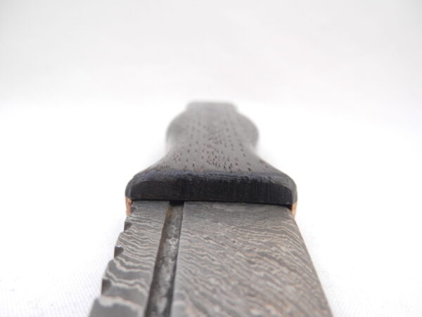 DSCN4128 Scottish Bog Oak and Oak Damascus Sgian Dubh, Scottish knife, Kilt knife, Scottish gift