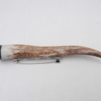 DSCN4155 Scottish Red Deer Antler and Bog Oak Kilt Pin, Scottish gift, Antler gift, Mens gift