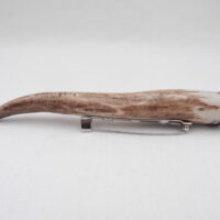 DSCN4156 Scottish Red Deer Antler and Bog Oak Kilt Pin, Scottish gift, Antler gift, Mens gift