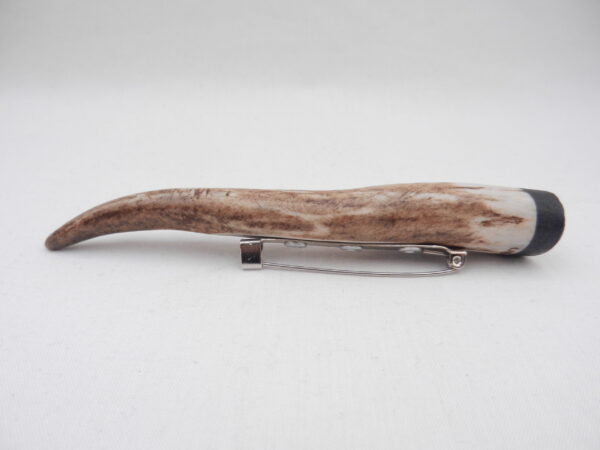 DSCN4156 Scottish Red Deer Antler and Bog Oak Kilt Pin, Scottish gift, Antler gift, Mens gift