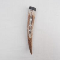 DSCN4157 Scottish Red Deer Antler and Bog Oak Kilt Pin, Scottish gift, Antler gift, Mens gift
