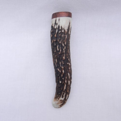 Scottish Stag Antler Kilt Pin: Surinese Snakewood Accent