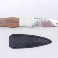 il_fullxfull.2384431958_83sn Scottish Sgian Brew Kilt Knife: Walnut, Stag Antler, Bottle Opener