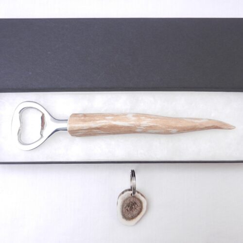 il_fullxfull.2971594351_nqys Scottish Red Deer Antler Bottle Opener with Antler Key Ring
