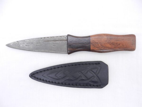 il_fullxfull.3145837304_n8xz Damascus Steel Sgian Dubh in Laburnum and African Blackwood, Scottish gift, wedding gift, groom gift, mens gift