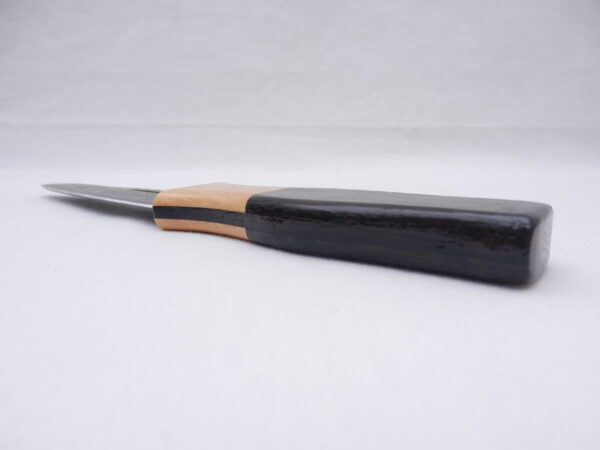 Damascus Steel Sgian Dubh in African Ebony and Hawthorn - sharpened, Scottish gift, wedding gift, groom gift, mens gift