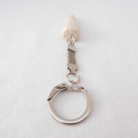 il_fullxfull.3624556046_9g6k Scottish Red Deer Antler Tine Key Ring: Natural Horn Gift
