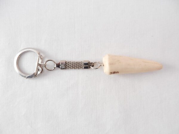 il_fullxfull.3624556054_q24n Scottish Red Deer Antler Tine Key Ring: Natural Horn Gift