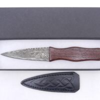 il_fullxfull.3989690531_ogbx Sgian Dubh Damascus Steel in Indian Rosewood and Meranti, Scottish gift, wedding gift, groom gift, mens gift
