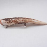 il_fullxfull.5226234376_7meb Scottish Red Deer Antler Kilt Pin: Burr Wych Elm Sapwood