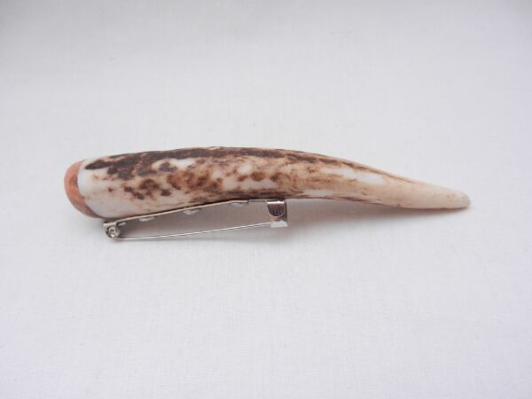 il_fullxfull.5226234376_7meb Scottish Red Deer Antler Kilt Pin: Burr Wych Elm Sapwood