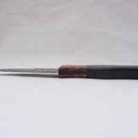 Sgian Dubh in African Blackwood and Surinese Snakewood with Damascus blade