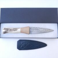 il_fullxfull.5614485045_orz6 Damascus Steel Sgian Dubh: Red Deer Antler & Scottish Walnut Handle