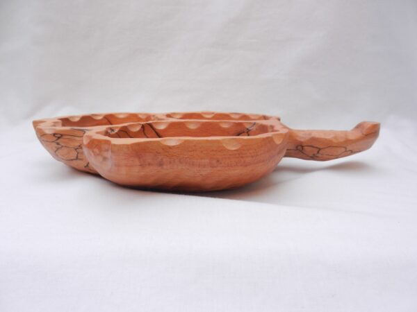 il_fullxfull.5698992562_b404 Hand Carved Spalted Beech Triple Serving Bowl - Scottish Treen