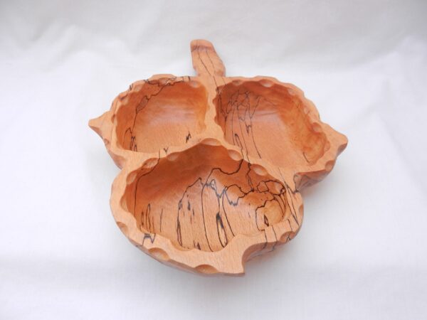 il_fullxfull.5698992564_gq2l Hand Carved Spalted Beech Triple Serving Bowl - Scottish Treen
