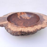 il_fullxfull.5702198314_oaqw Live Edge Coolibah Burr Bowl: Exotic Wood Turned Treen
